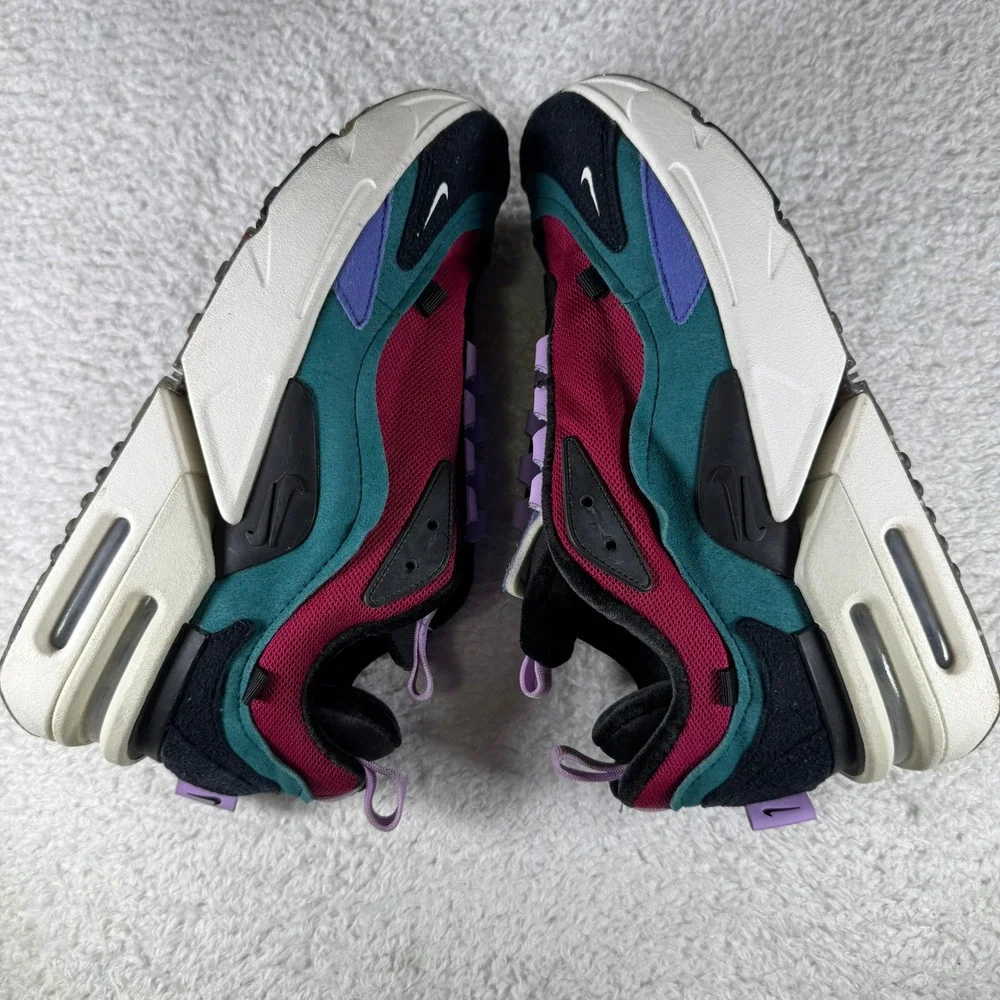 Nike Air Max Furyosa NRG Night Green Raspberry Red Womens 10.5 Sneaker